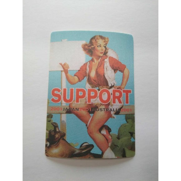 Bob Dylan Backstage Pass Original 2001 World Tour Folk Rock Music Sexy Lady Blue - Picture 3 of 5